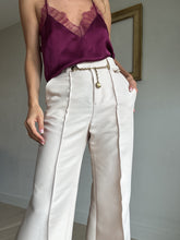 Load image into Gallery viewer, Zimmermann - Wonderful Tailored Pants w chain belt- Beige - 0 - bnwt - RRP$650
