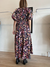 Load image into Gallery viewer, Husk - Dress - Black w Multi Floral Print - 12

