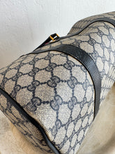 Load image into Gallery viewer, Vintage Gucci  - Boston GG Logo Bag - Navy - Medium

