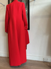 Load image into Gallery viewer, Carla Zampatti - Double Breasted Maxi Coat w Belt - Red -10

