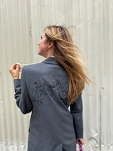Load image into Gallery viewer, Zadig &amp; Voltaire - Blazer w sequins on back - Grey - 36 - RRP$1,210

