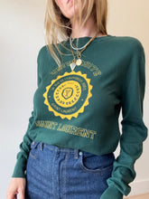 Load image into Gallery viewer, Saint Laurent - University Cotton Logo Sweatshirt - Green/Yellow - XS
