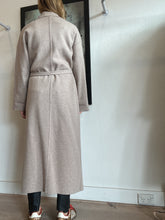 Load image into Gallery viewer, Rebecca Vallance - Light Knit Coatigan w belt - Light Brown - S
