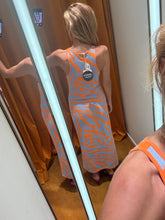 Load image into Gallery viewer, Sass &amp; Bide - Mystro Knit Midi dress - Blue orange - M - bnwt - rrp$350
