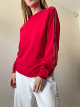 Load image into Gallery viewer, Nagnata - LS Cotton Top - Red - XS
