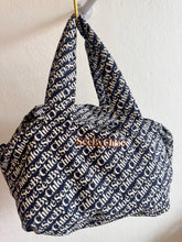 Load image into Gallery viewer, See by Chloe - Logo Print tote Bags - Navy - L
