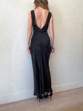 Load image into Gallery viewer, Silk Laundry - Tank Style Slip Maxi Dress - Black  - XS
