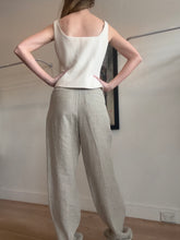Load image into Gallery viewer, Viktoria &amp; Woods - Linen Pants - Natural - 8
