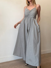 Load image into Gallery viewer, Watson x Watson - ShoeString Maxi Dress w Ruched Bustier- Stripe - 12
