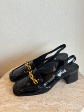 Load image into Gallery viewer, Jimmy Choo - Diamond Tilda Slingback Shoes - Black - 40 - RRP$1,325
