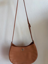 Load image into Gallery viewer, Dylan Kain - Half Moon Leather Bag - Tan - M
