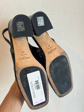 Load image into Gallery viewer, Jimmy Choo - Diamond Tilda Slingback Shoes - Black - 40 - RRP$1,325
