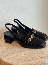 Load image into Gallery viewer, Jimmy Choo - Diamond Tilda Slingback Shoes - Black - 40 - RRP$1,325
