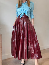 Load image into Gallery viewer, Alex Perry - Satin Crepe LS Classic Shirt w Pockets  - Baby Blue - 10
