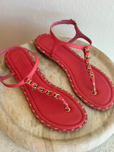 Load image into Gallery viewer, Chanel - Interlock CC Sandals - 39C - Pink
