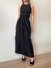 Load image into Gallery viewer, SIR - Halter Cross Back Maxi Dress - Black - 1
