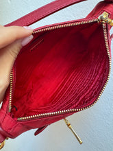 Load image into Gallery viewer, Vintage Prada - Nylon Tessuto Pochette Shoulder Bag - Red - S
