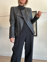 Load image into Gallery viewer, Rebecca Vallance - Leather Jacket - Black leather - 12

