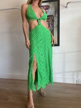 Load image into Gallery viewer, Alice McCall - Crochet Yvonne Lace Cut Out Midi dress - Green - 8 - RRP$549
