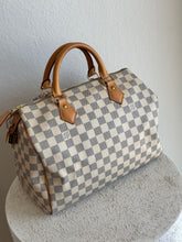 Load image into Gallery viewer, Louis Vuitton - Speedy 30 Tote - Damier Azur - 30 - RRP$3,050 w box
