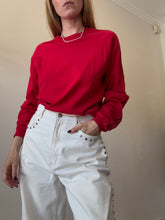 Load image into Gallery viewer, Nagnata - LS Cotton Top - Red - XS
