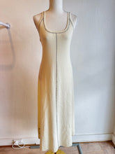 Load image into Gallery viewer, Gabriela Hearst - Cashmere Stitch Midi dress - Ivory w black stitch - XL - RRP$1,690
