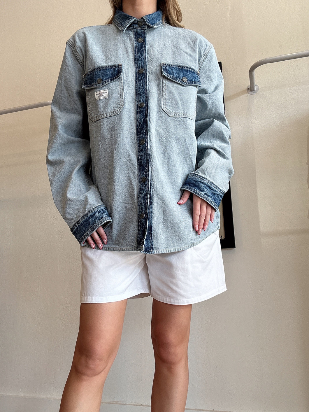 Guess - Inside Out Shirt - Denim - OS