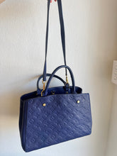 Load image into Gallery viewer, Louis Vuitton - Montaigne MMBag - Navy - M
