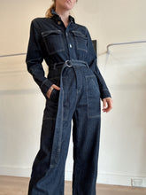 Load image into Gallery viewer, Aéryne - Birkin Denim Jumpsuit - Dark Denim - M
