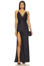 Load image into Gallery viewer, Shona Joy - Silk Lace Leticia Maxi dress - Black - 8 - bnwt - RRP$399
