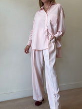 Load image into Gallery viewer, The Frankie Shop - Geogia Fluid Shirt (XXS/XXXS) &amp; Tansy Wide LegPants (S) - Pink - S
