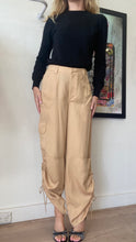 Load image into Gallery viewer, Sunset Lover - Cargo Pants w Gathhered Sides - Tan - 6
