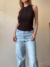 Load image into Gallery viewer, Zimmermann - Knit Metalic Tank - Brown metalic - 0
