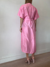 Load image into Gallery viewer, Oroton - Silk SS Shirt Midi Dress - Candy Pink - 12
