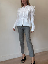 Load image into Gallery viewer, Gucci - Mid Rise Rise Pants - Tiny Houndstooth B/W - 38
