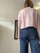 Load image into Gallery viewer, Theory - Cashmere Sweater w Ribbon Detail - Knitwear - Blush - P
