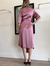 Load image into Gallery viewer, Nanushka - Lias Wrap Satin Midi dress - Blush - XS - RRP$1,100
