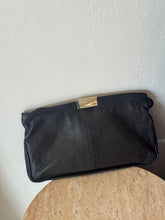 Load image into Gallery viewer, Jimmy Choo - Studded Zulu Perforated Leather Clutch - Black

