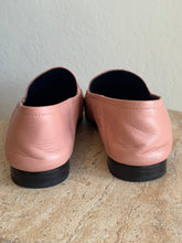 Load image into Gallery viewer, Gucci - Brixton Horsebit Leather Loafers - Pink - 39
