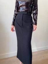 Load image into Gallery viewer, Alex Perry - Delany Stretch Crepe Column Skirt - Black - 10
