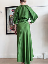 Load image into Gallery viewer, Ginger &amp; Smart - Wrap Draped Midi dress - Green - 6
