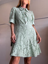 Load image into Gallery viewer, ME+EM - Mini Lace Shirt Dress - Mint - 14
