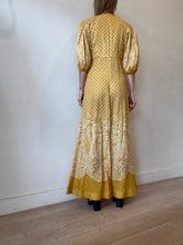 Load image into Gallery viewer, Zimmermann - Jude Paisley Midi Dress - Butter Yellow - 2 - RRP$699
