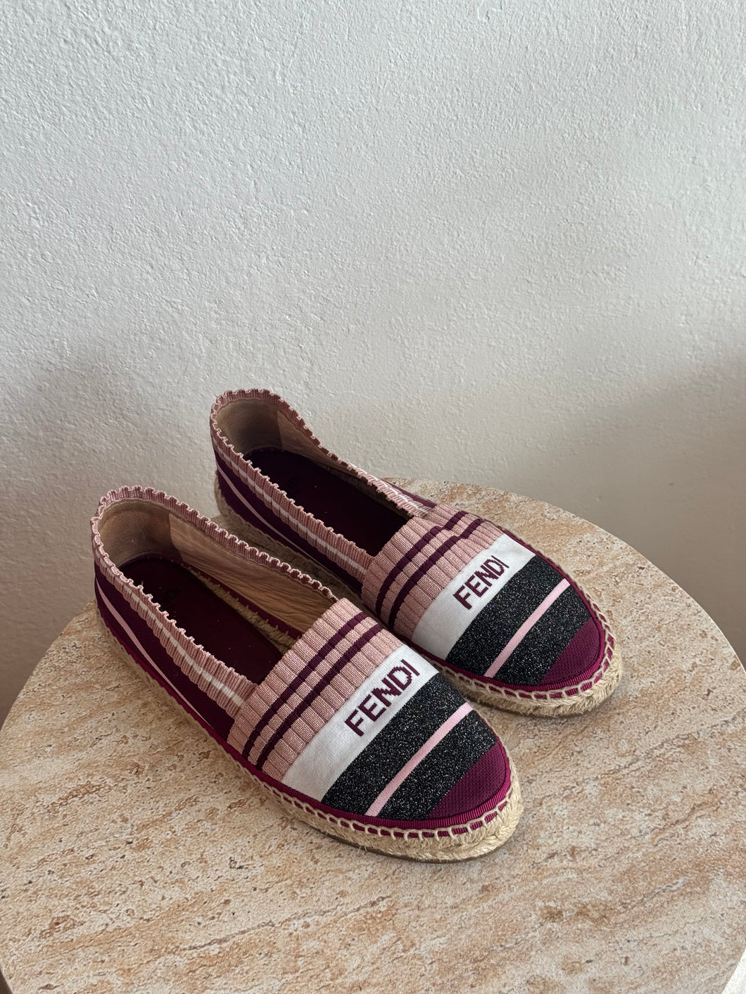 Fendi - Espadrilles - Pink - 36.5