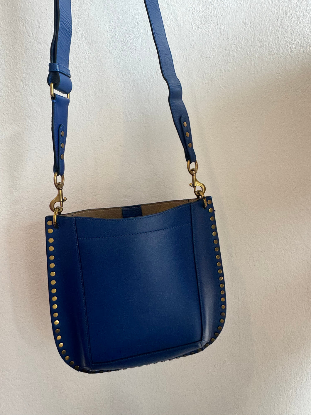 Isabel Marant - Messenger Studded Shoulder Bag - Blue