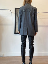 Load image into Gallery viewer, Zadig &amp; Voltaire - Blazer w sequins on back - Grey - 36 - RRP$1,210
