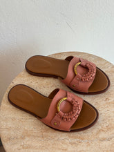 Load image into Gallery viewer, Chloe - Hana Leather Slides - Pink - 37
