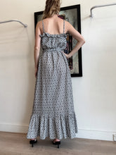 Load image into Gallery viewer, Lisa Marie Fernandez - Floral Embroidery Maxi dress - B/W - 3
