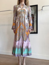Load image into Gallery viewer, Zimmermann - Lola Paisley Dress - Lilac /Orange - 1-2 - RRP$850
