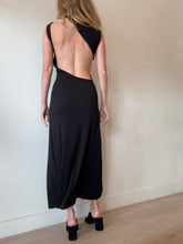 Load image into Gallery viewer, Christopher Esber - Rib Knit Jersey Cut Out Maxi Dress - Black - 6
